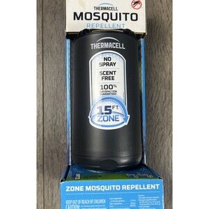 New Thermacell Patio Shield 15" x 15" zone- Graphite mosquito protection